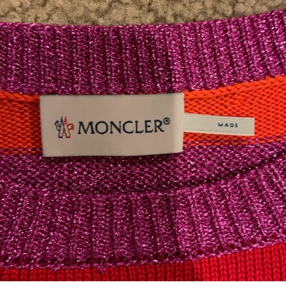 Moncler AUTHENTIC Medium size multicolored sweater EUC - Picture 7 of 11